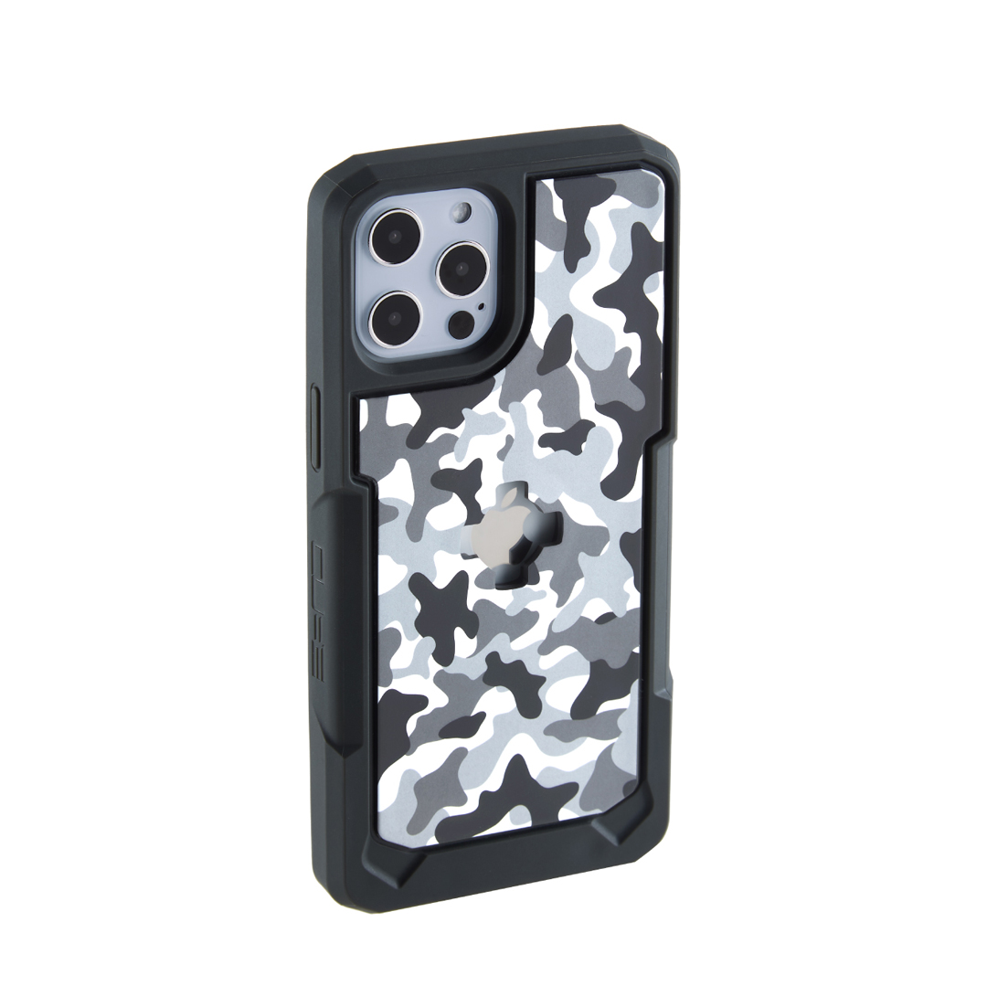 iPhone 12 Phone Case Clear camo snow Intuitive Cube